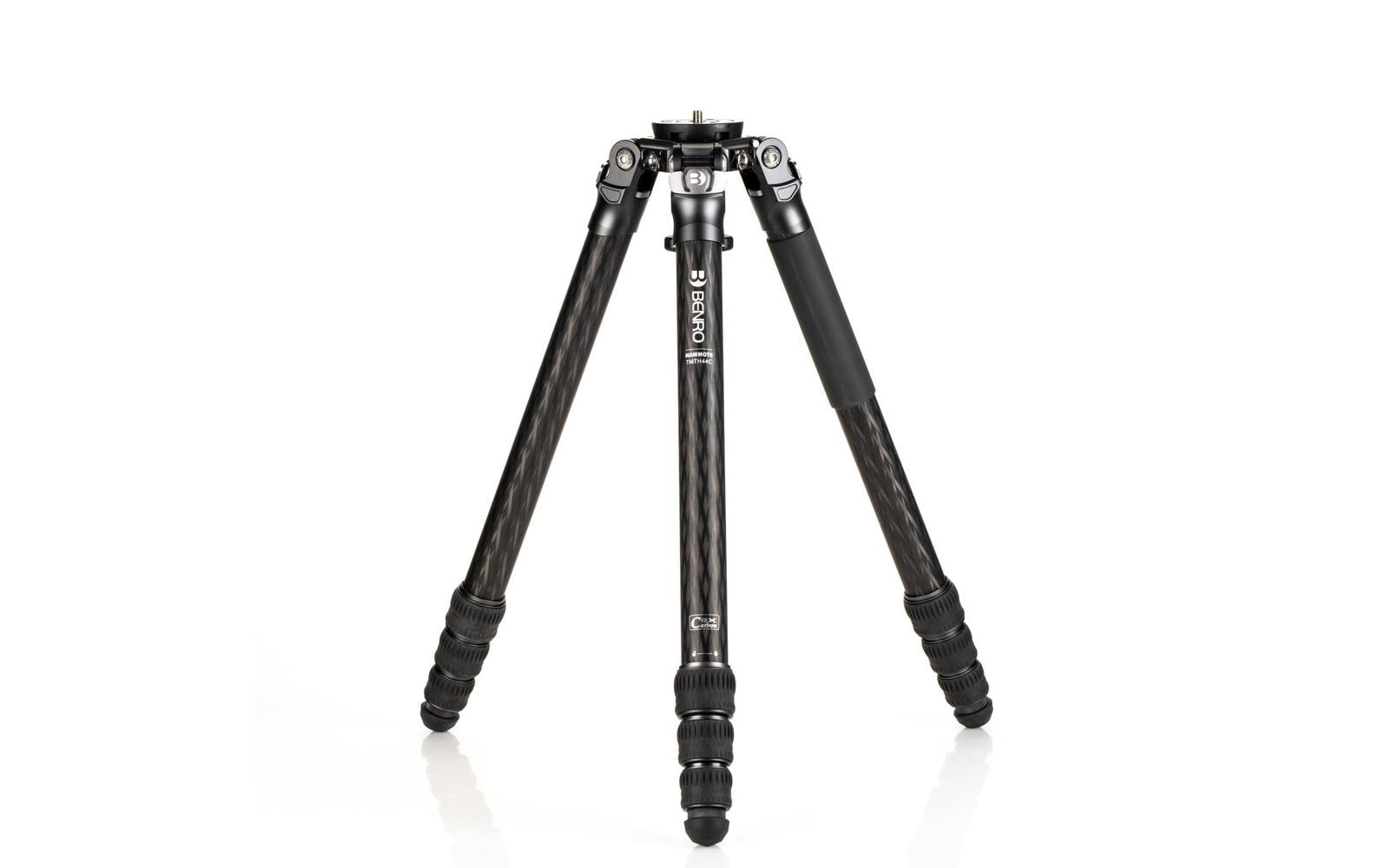 Stativ TMTH44C Mammoth Carbon<br>Robustes, 4-teiliges Karbonfaser-Stativ, perfekt für schwere Lasten