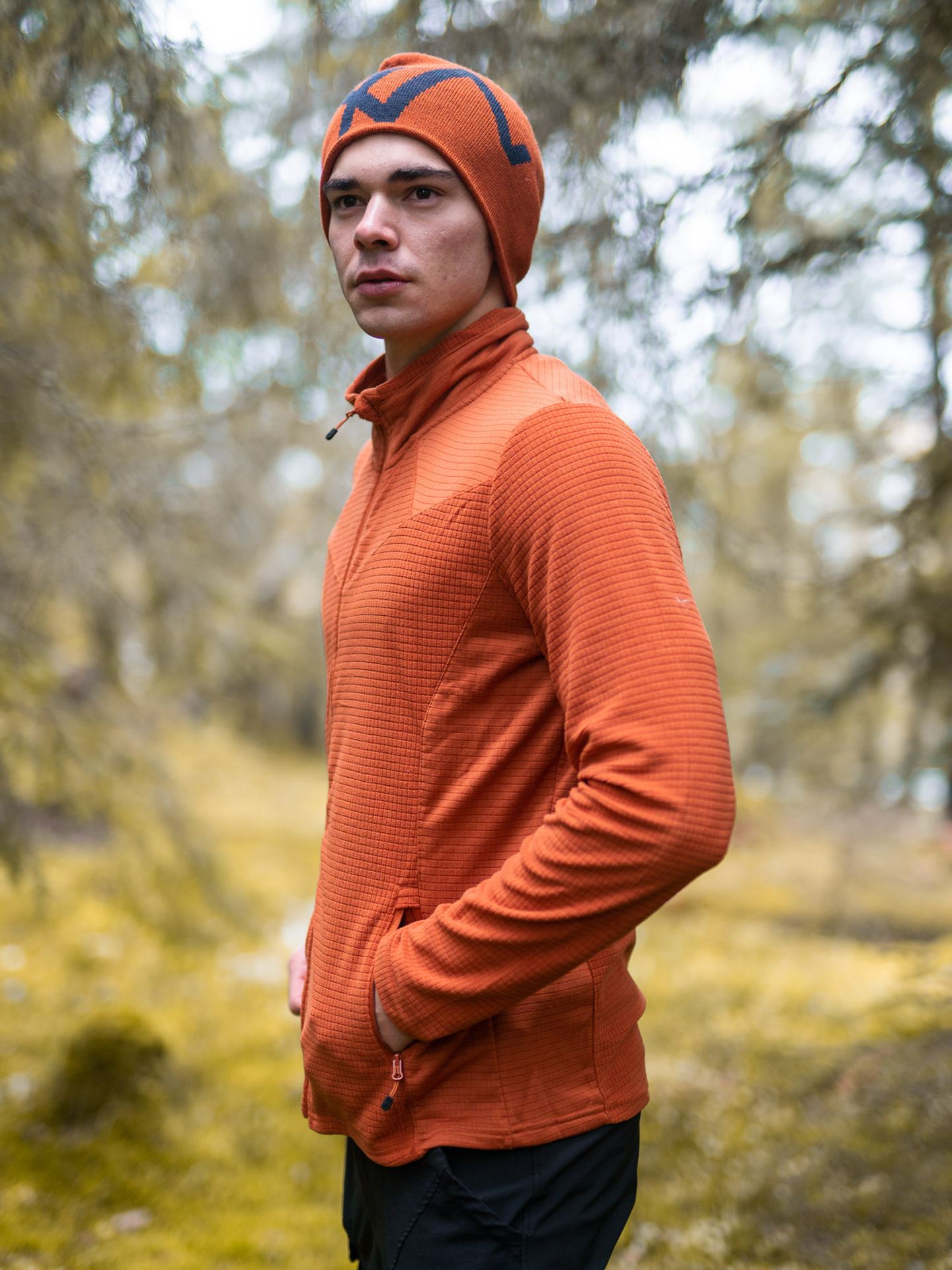 Isbre Zip Fleece Herre