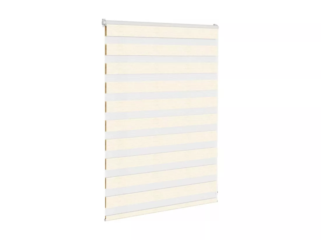 Store zèbre beige marbré largeur du tissu 100,9 cm polyester