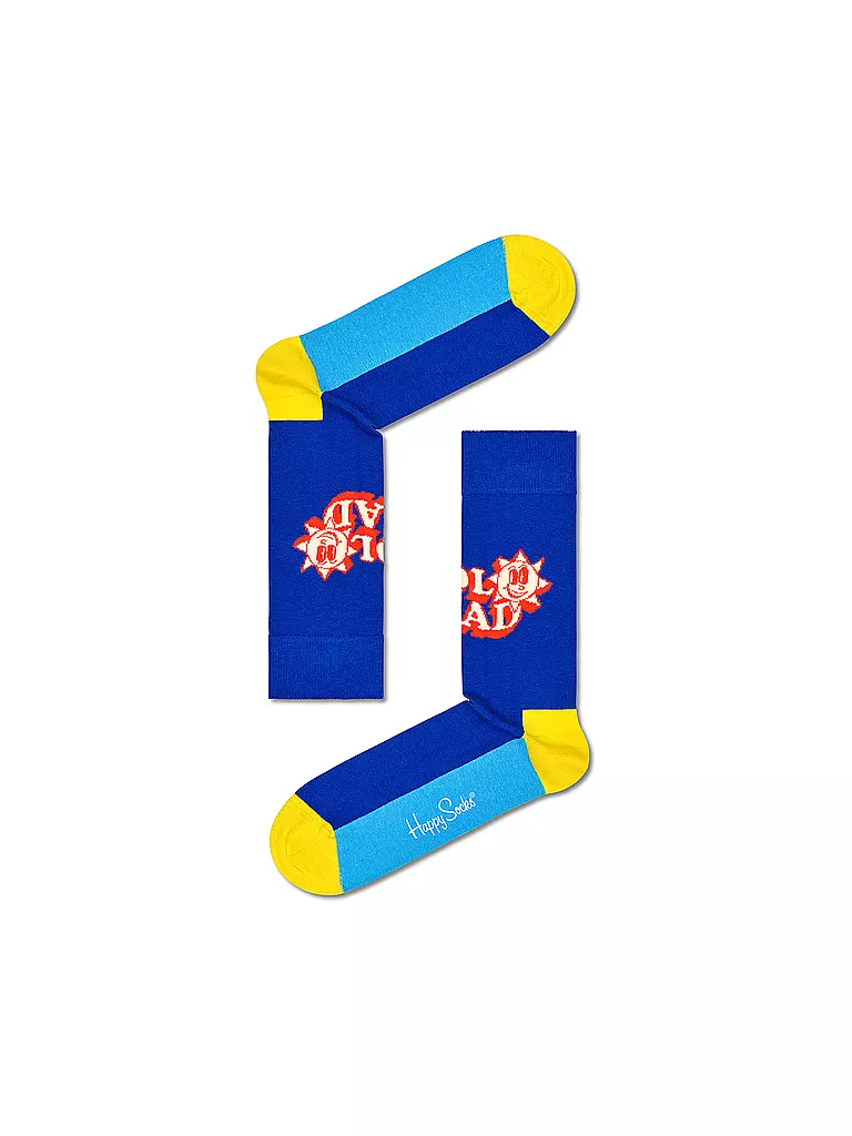 HAPPY SOCKS Herren Socken NUMBER ONE DAD 41-46 navy dunkelblau