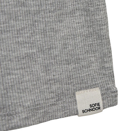 Sofie Schnoor Bluse - Rib - Petriciasb - Grau Meliert