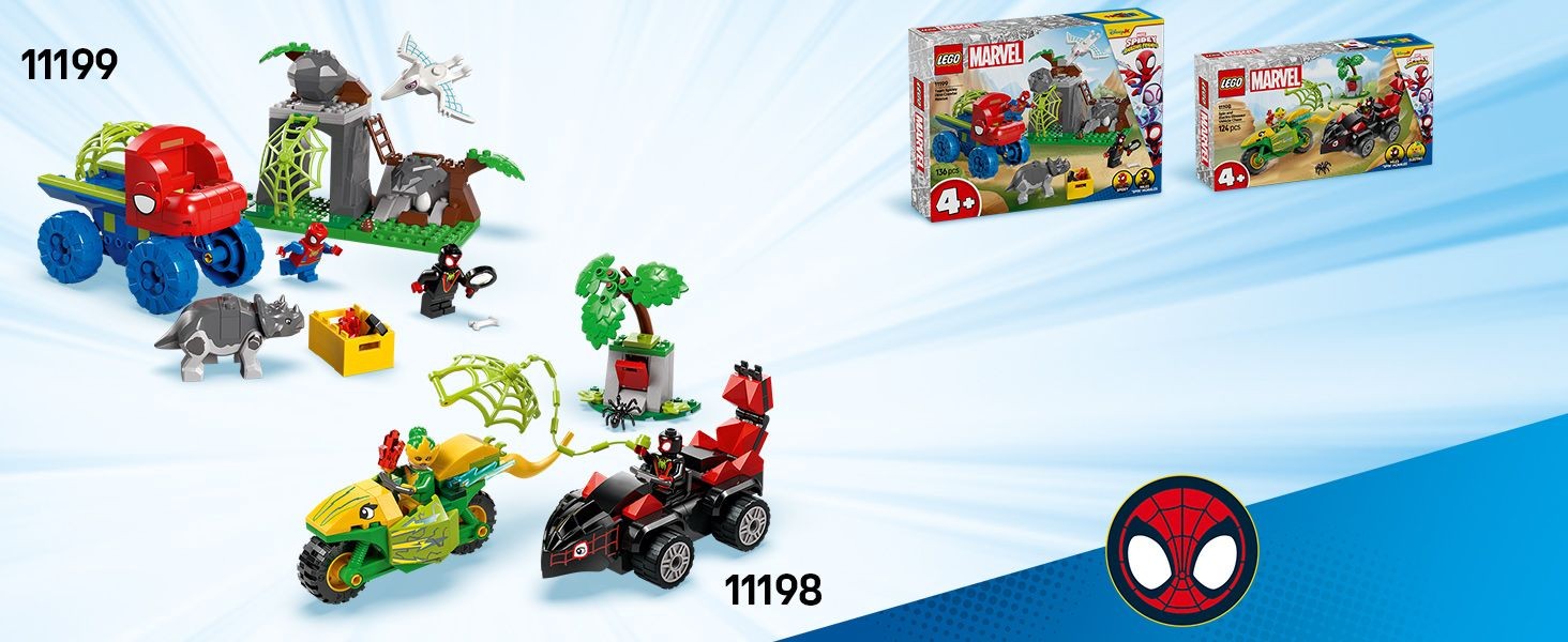 LEGO - Spidey - Spidey og Gobbys Raptorkamp ved Hovedkvarteret (11200)