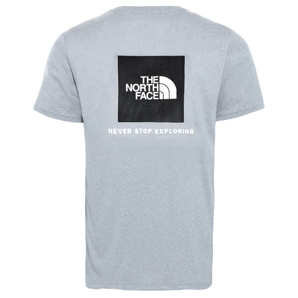 T-shirt randonnée THE NORTH FACE M REAXION RED BOX TE MID GREY HEATHR