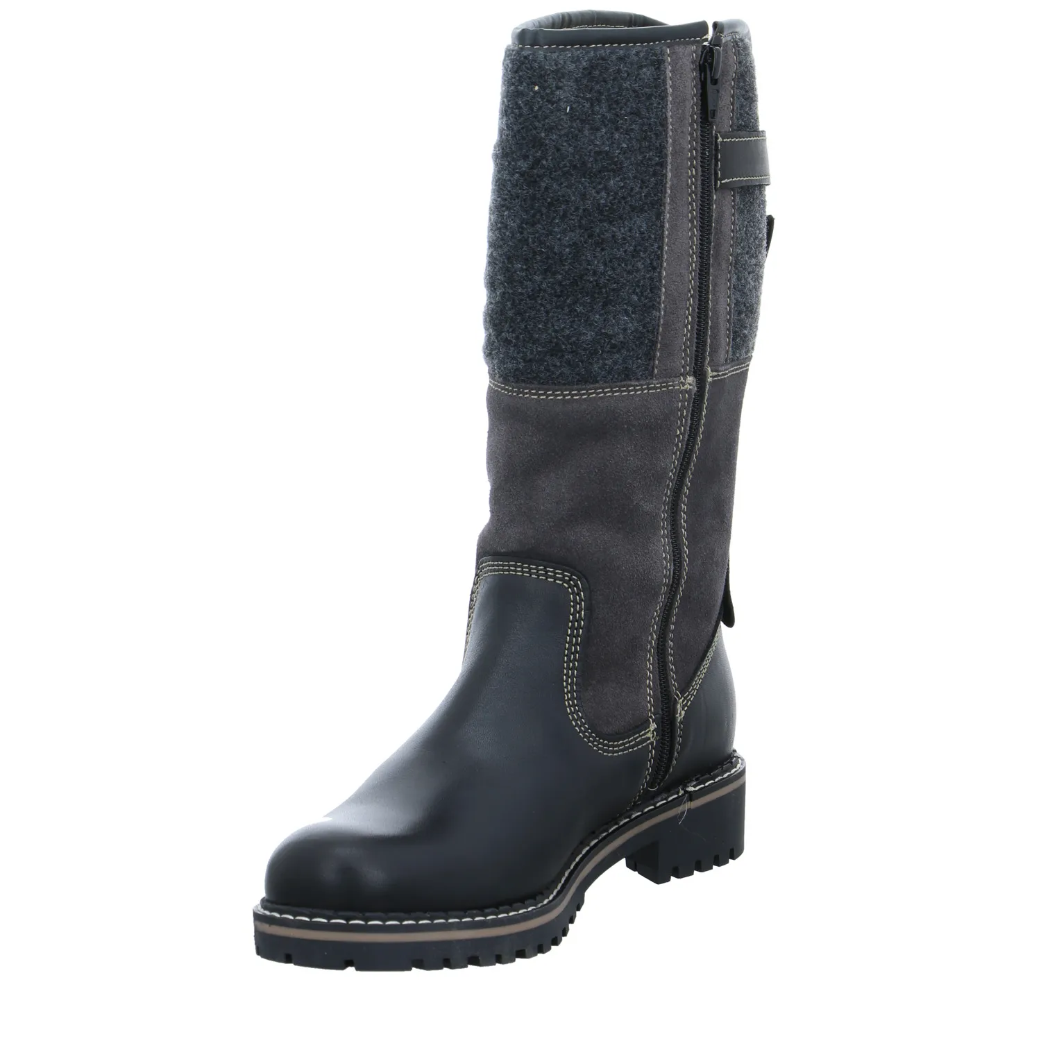 TAMARIS Stiefel Schwarz Leder  mit Tex-Membrane