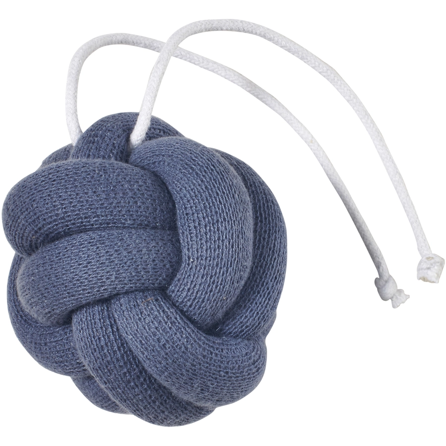 Nordic Coast Company Baby Gym Knoten Set, Blau-Grau-Curry Gelb