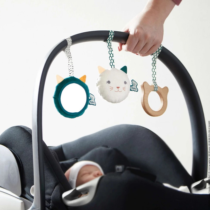 Set de 3 jouets sensoriels à suspendre