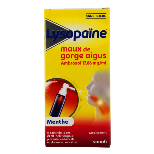 Lysopaïne - Maux de gorge