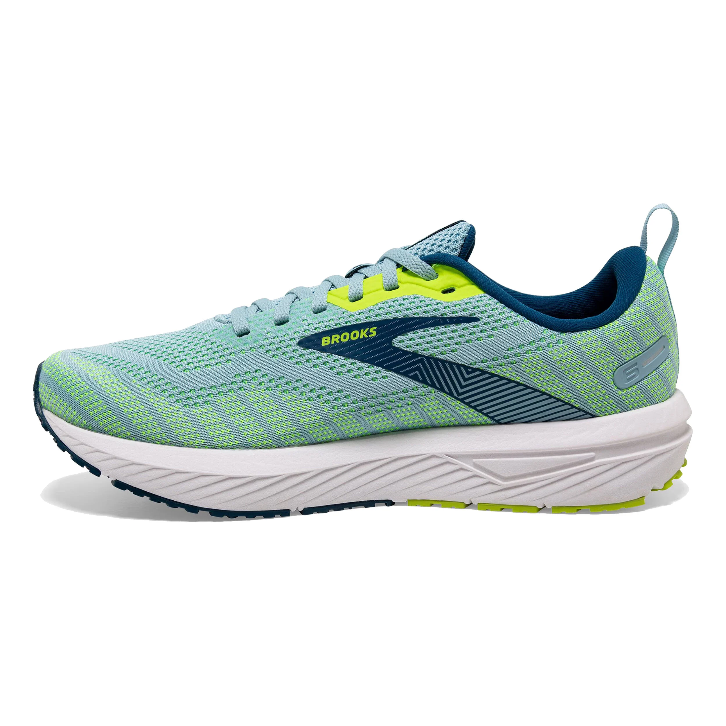 Brooks Revel 6 Chaussure De Running Sans Stabilisateurs Hommes - Vert Clair , Bleu