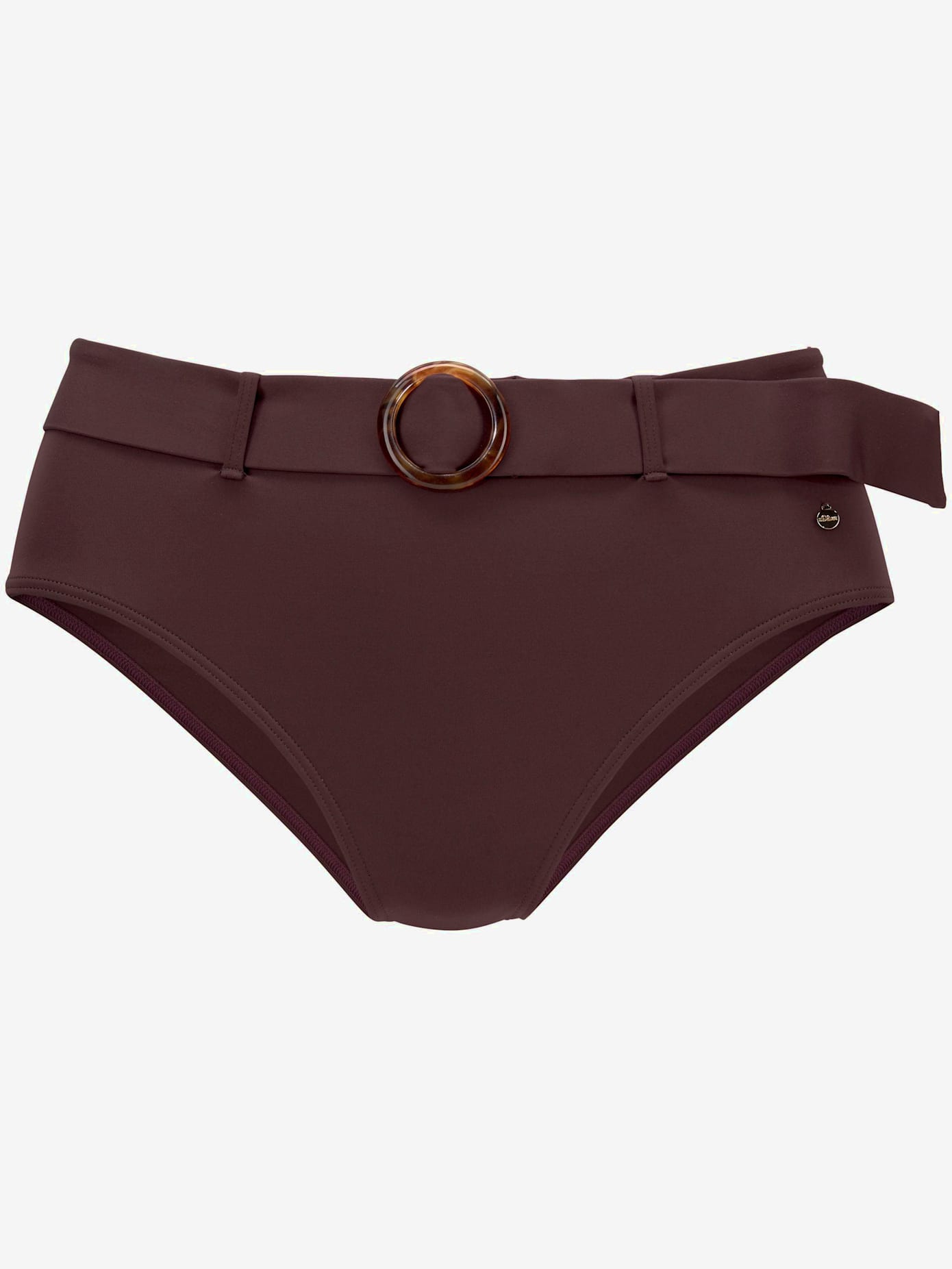 Bas de maillot de bain taille haute coupe haute
