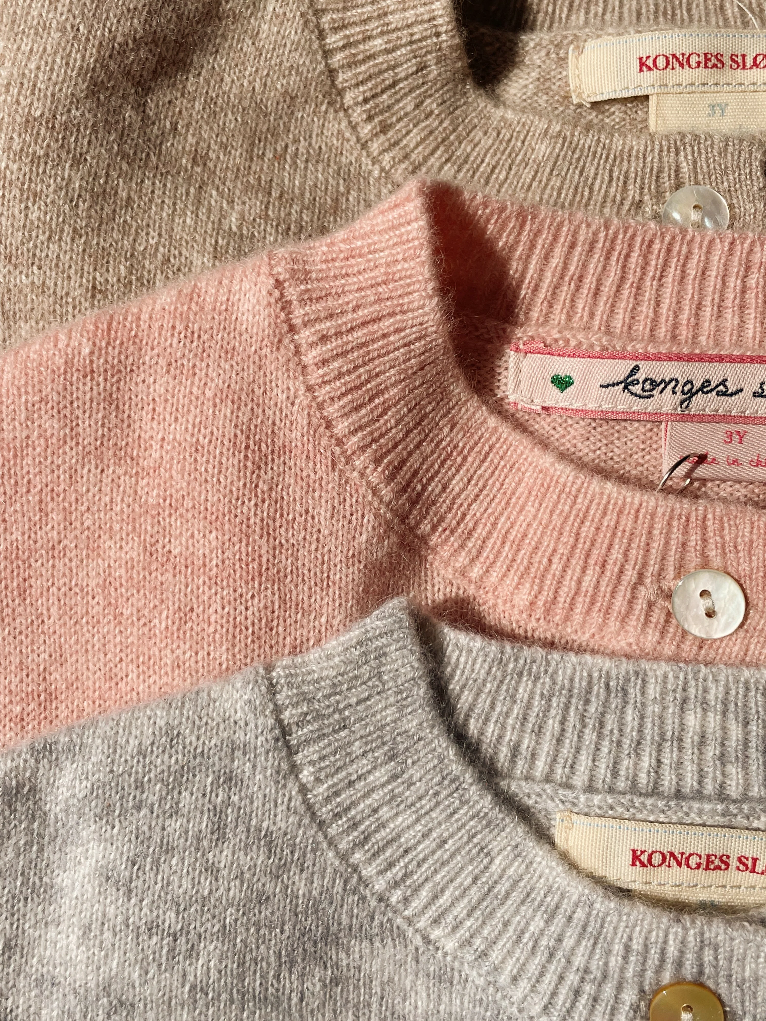dio cashmere sæt - ROSE MELANGE - 2Y