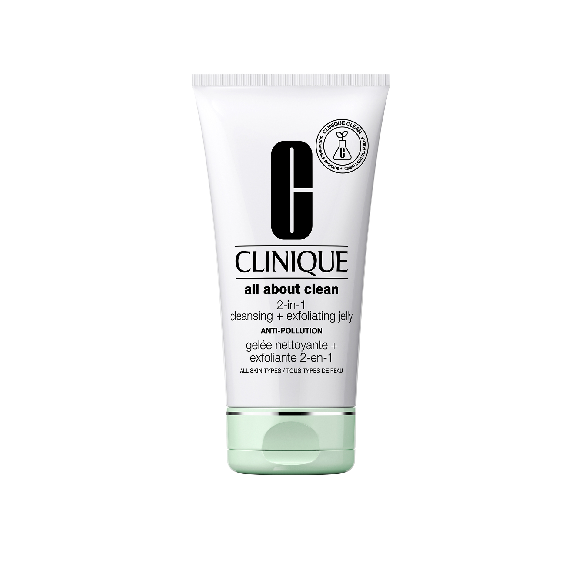 CLINIQUE All About Clean 2in1 Cleansing+Exfoliating Jelly