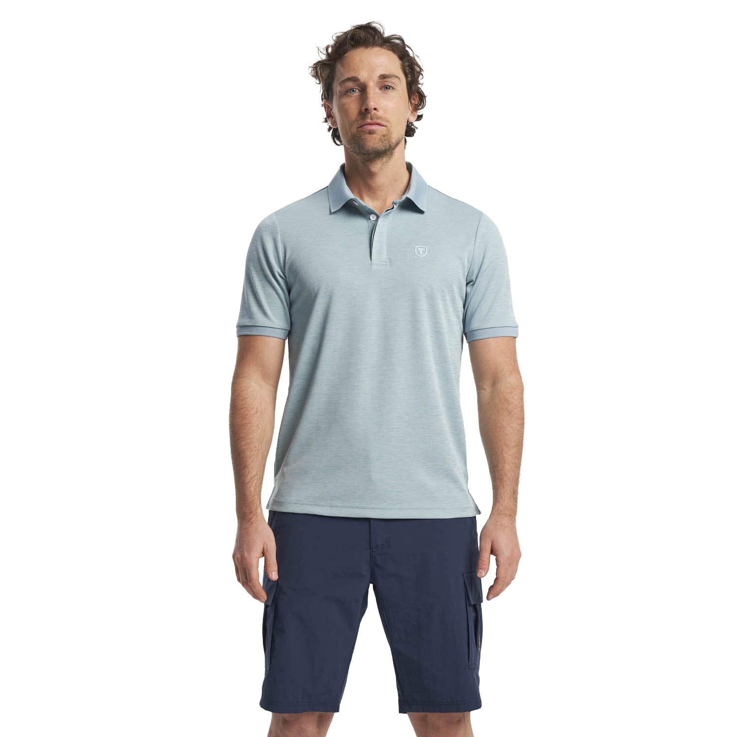 Tenson  TXlite Melange Polo Heren