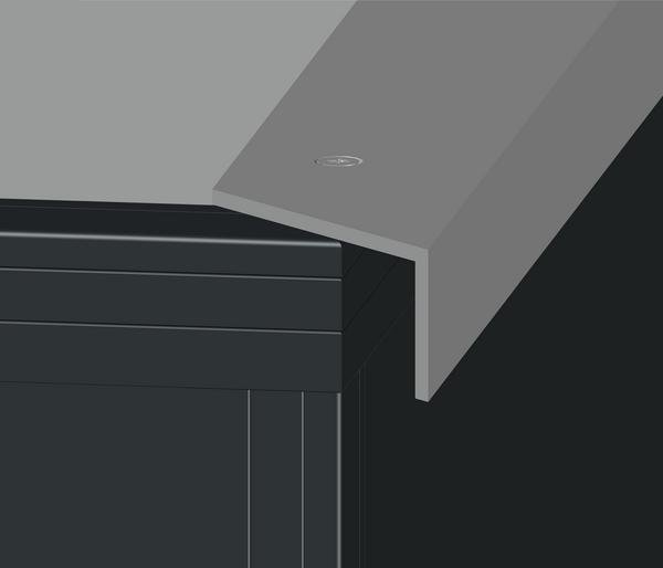 KGT Schneckenkante für Aluminium-Hochbeet