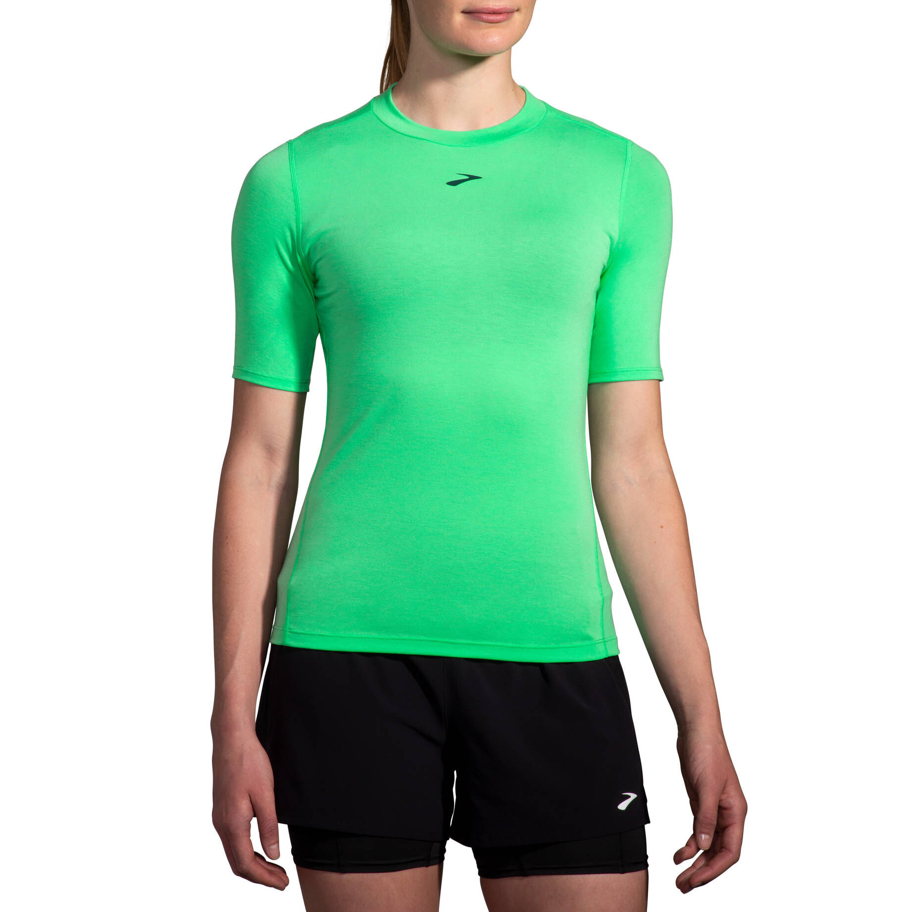 Brooks| Damen Laufshirt  HIGH POINT SHORT SLEEVE Kurzarm