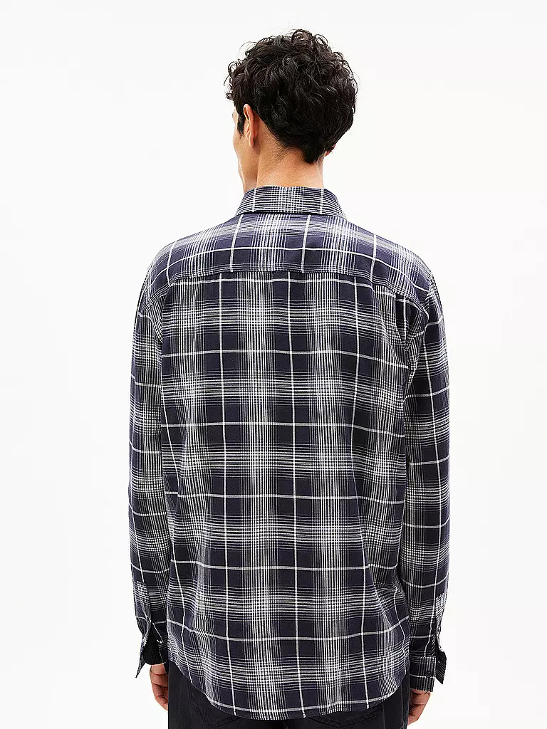 ARMEDANGELS Hemd Regular Fit AARNAULT blau