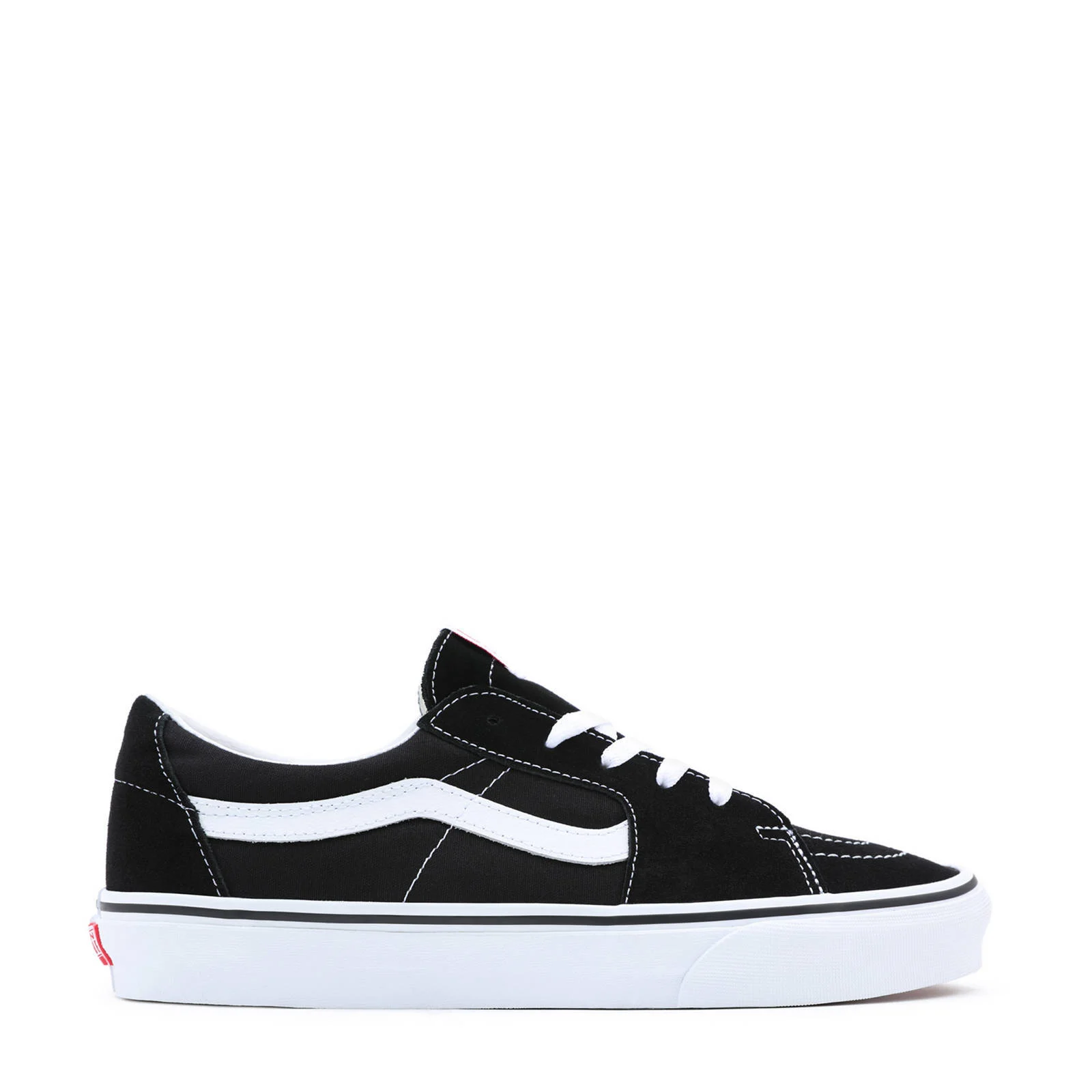 VANS SK8 Low suède sneakers zwart/wit