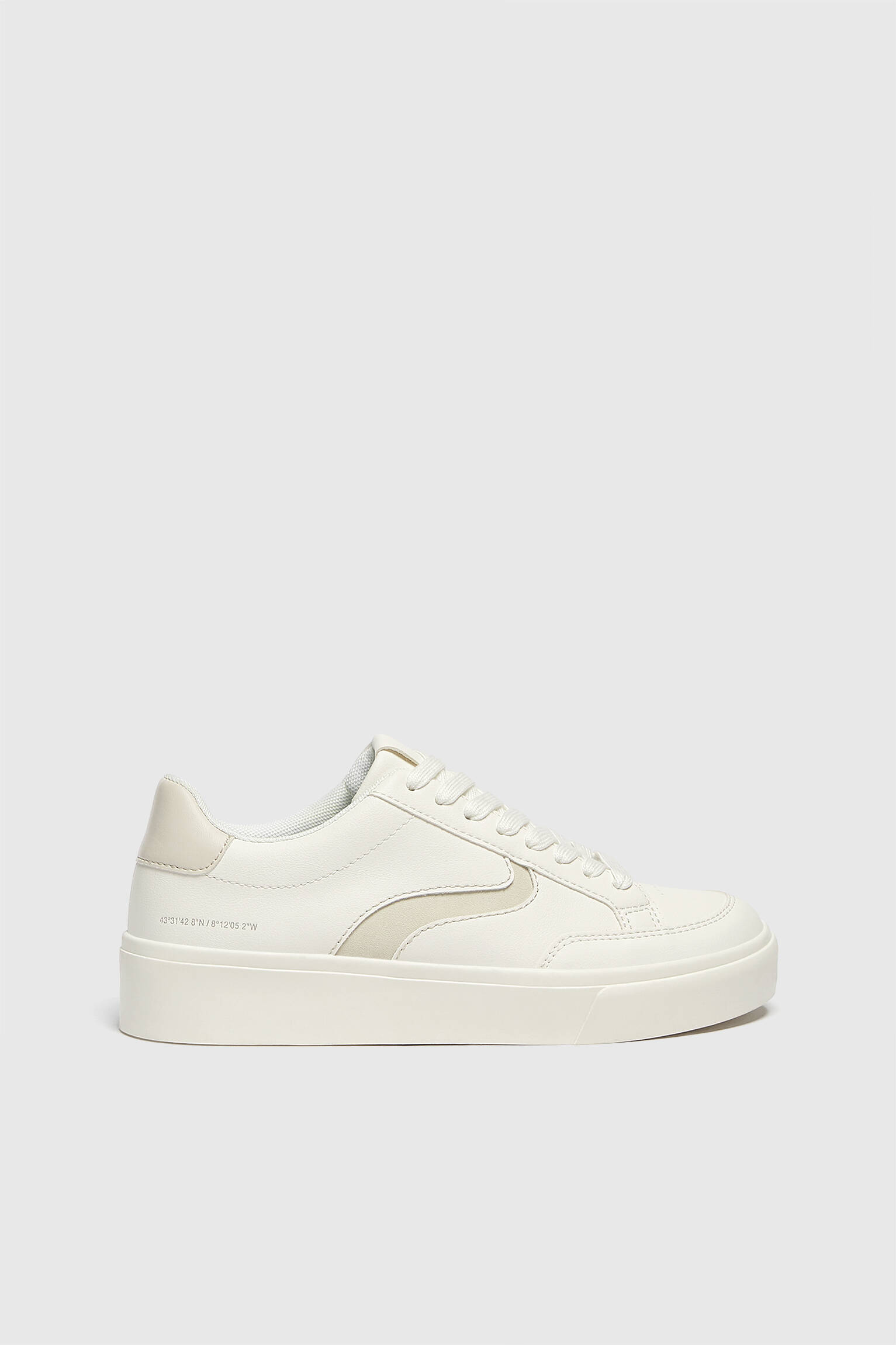 TÊNIS CASUAL COMBINADO - BRANCO