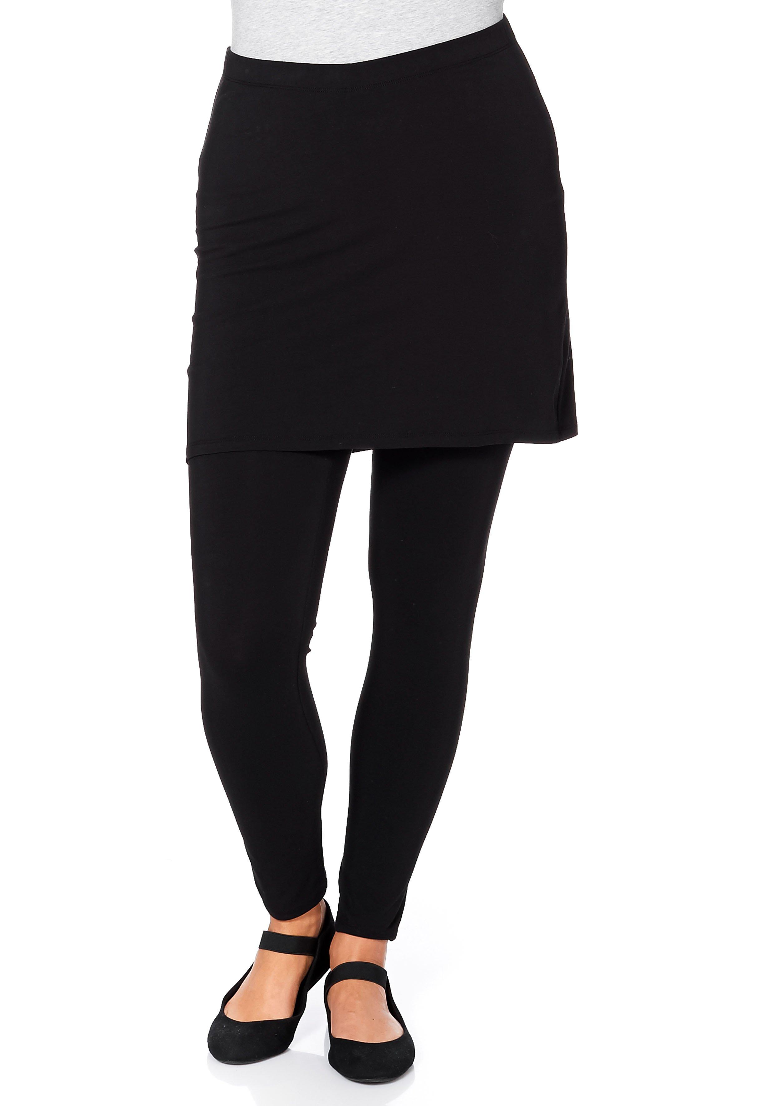 Leggings mit angesetztem Minirock