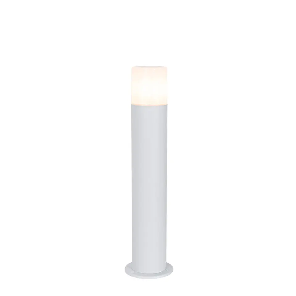Qazqa staande buitenlampen odense wit e27