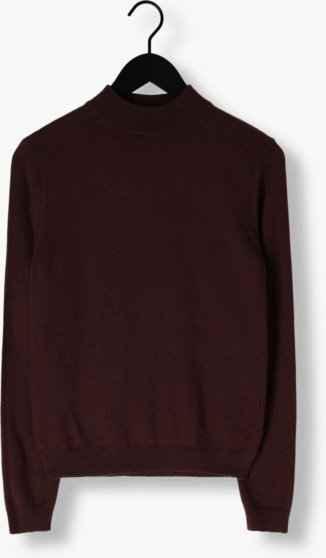 VANILIA bruine vanilia coltrui sheer cashmere rollneck