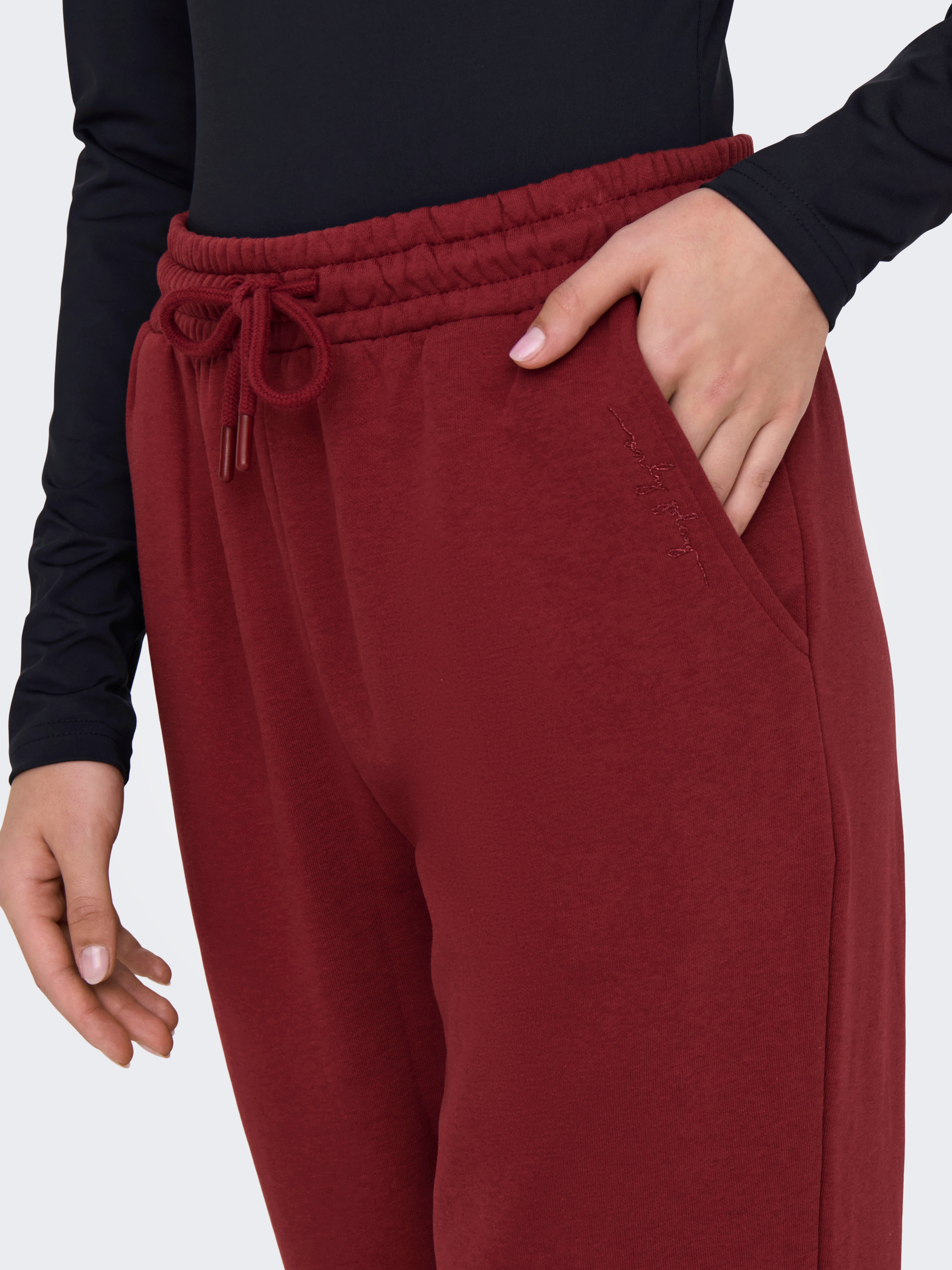ONPLUX Hohe Taille Normal geschnitten Jogginghose Sun-Dried Tomato