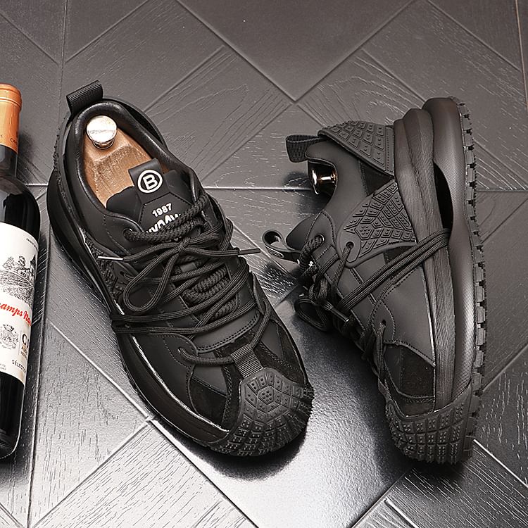 Mr Ozera - Platformsneakers met letters