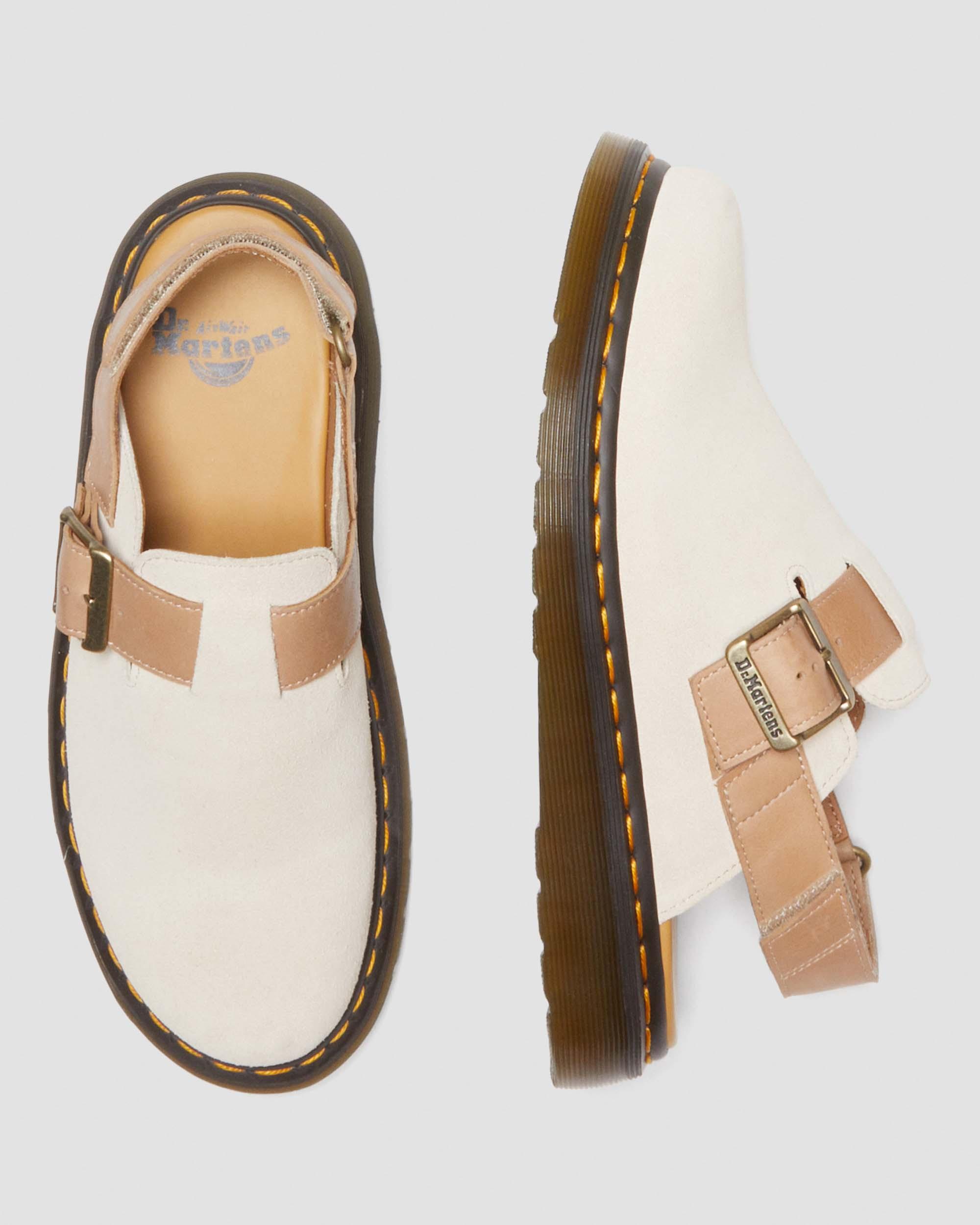Jorge II Suede & Leather Slingback Mules