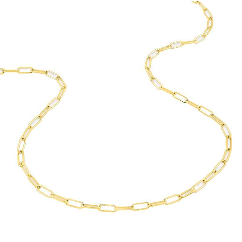 Bracelet Mixte 18 cm - Forçat carré - Or 18 Carats - Largeur 2.6 mm