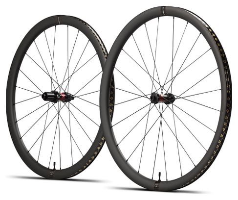 Paire de Roues Reserve 34/37 TA DT180 700mm | 12x100 - 12x142 mm | CenterLock