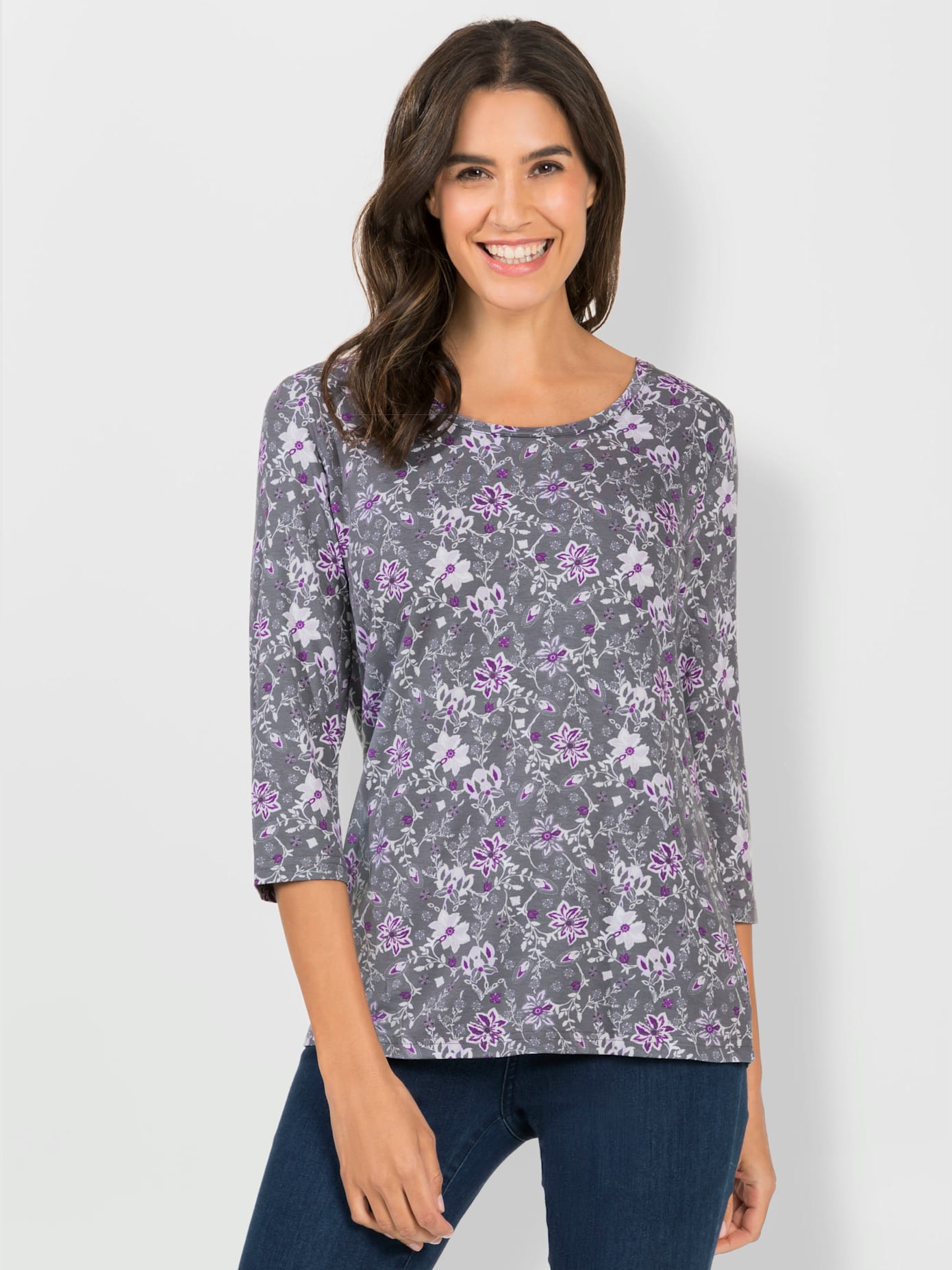 T-shirt imprimé viscose