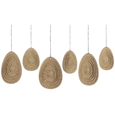 Ostereier recyceltes Papier, Natur
