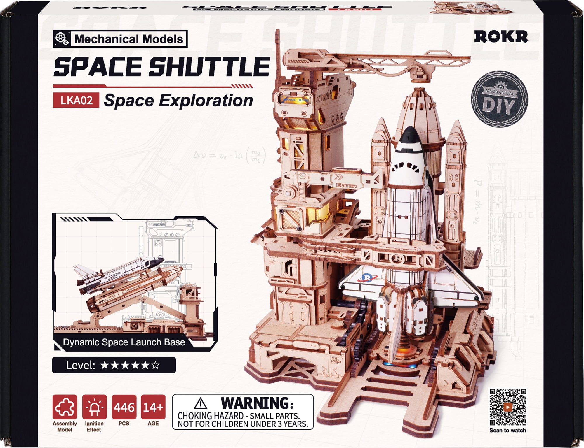 ROKR  Space Shuttle    3D Holzpuzzle: Countdown zur Faszination