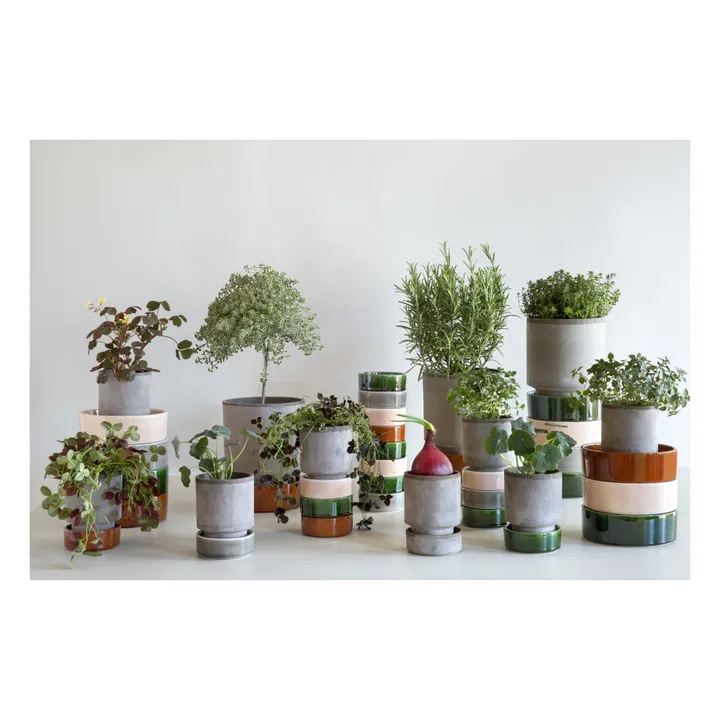 Bergs Potter Soucoupe pour pot Hoff glacée | Vert