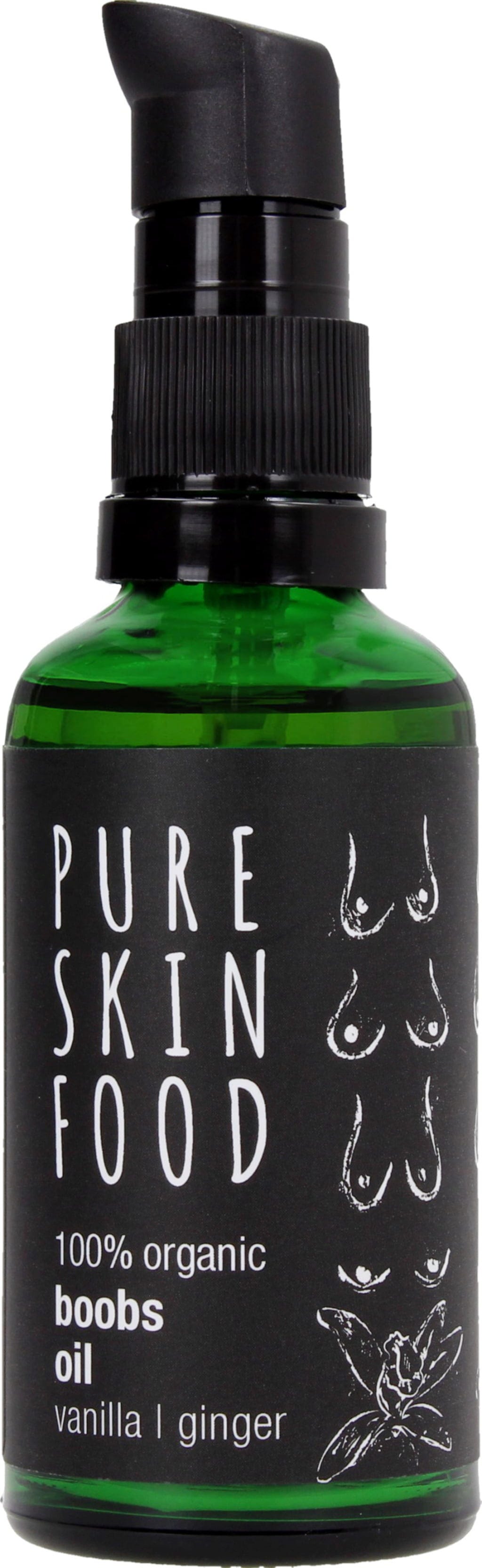 PURE SKIN FOOD  Organic Boobs Oil Vanilla - Ginger, 50 ml