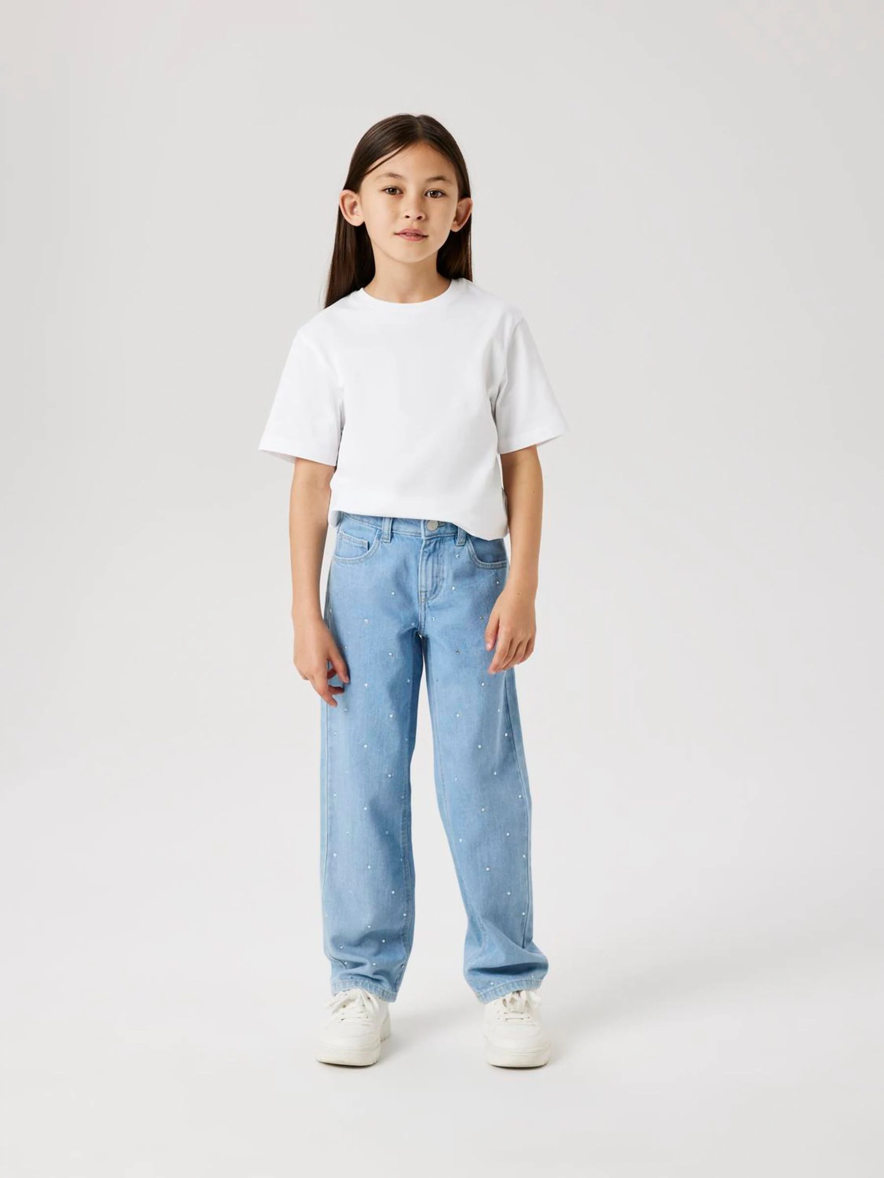 Name It Rhinestone Straight Leg Jeans