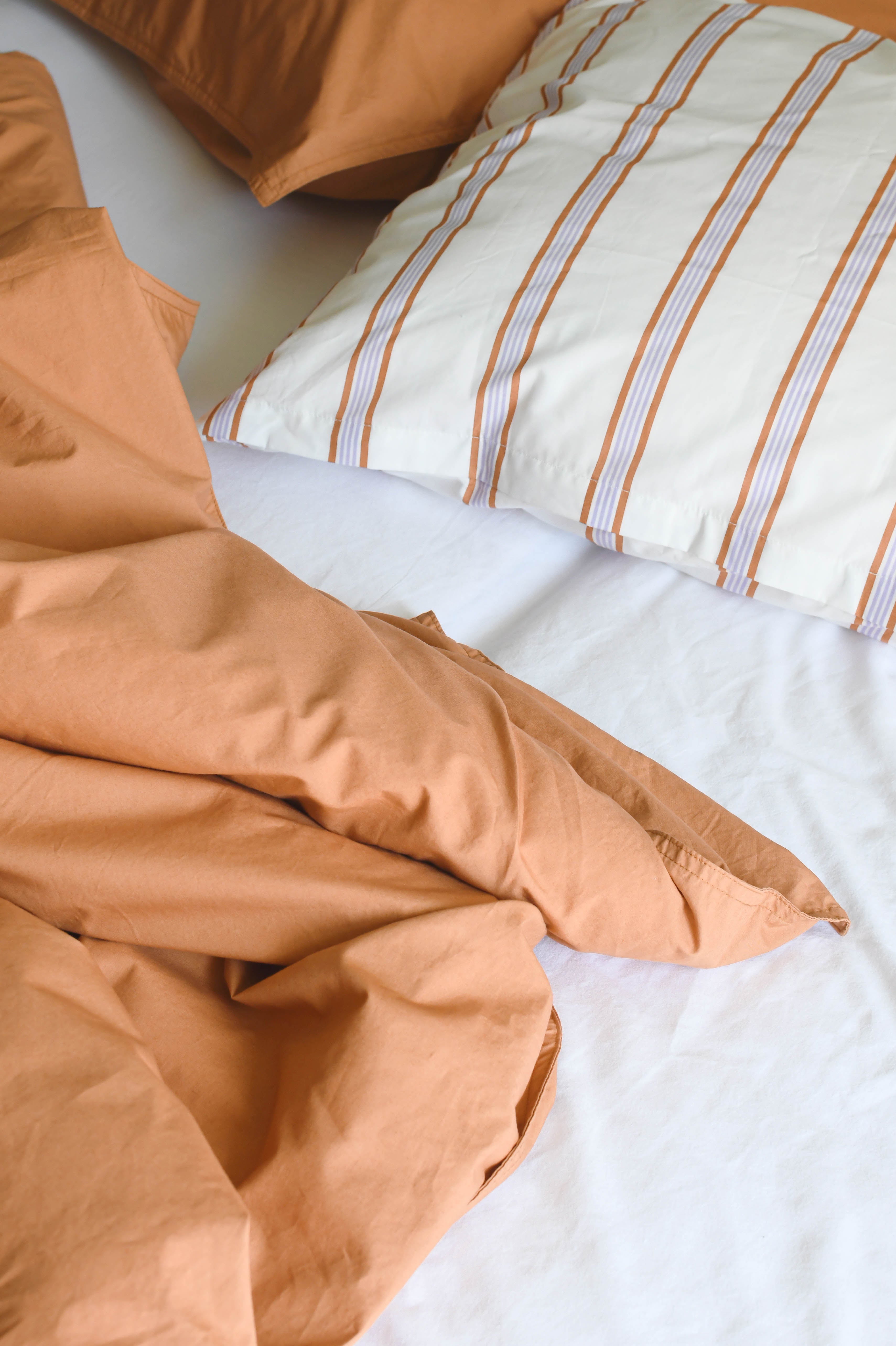 Bahne Interior  Curly Percale sengetøj - amber