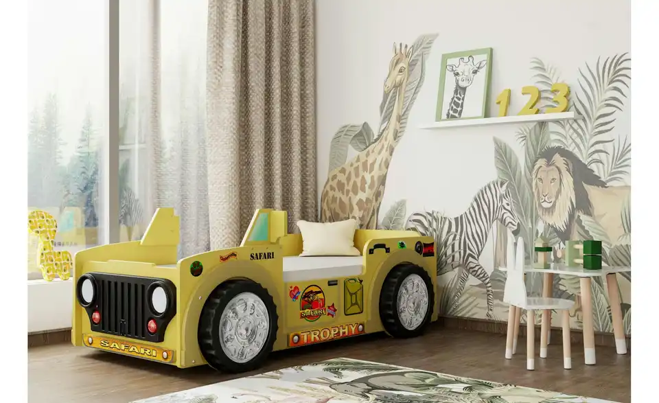Autobett Jeep Autobett Safari Gelb