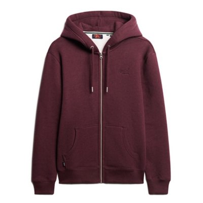 Sweatshirt zippé à capuche homme Essential Logo SUPERDRY