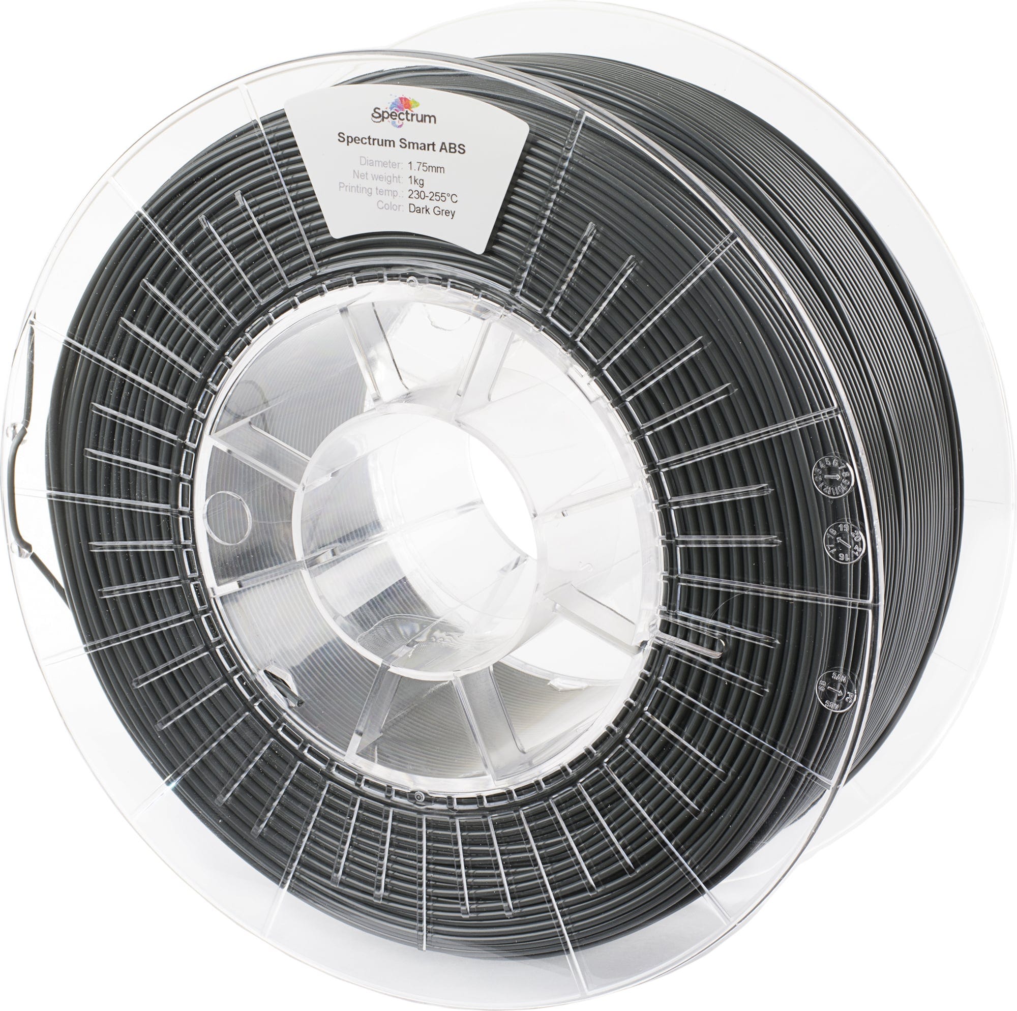 Spectrum  smart ABS Dark Grey, 1,75 mm / 1000 g    Modifiziertes ABS in Dunkelgrau