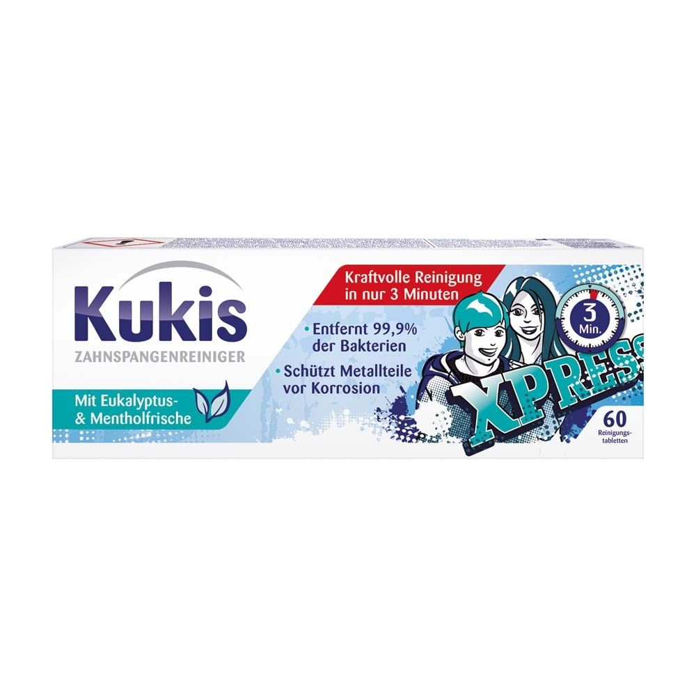 KUKIS Zahnspangenreiniger Tabs