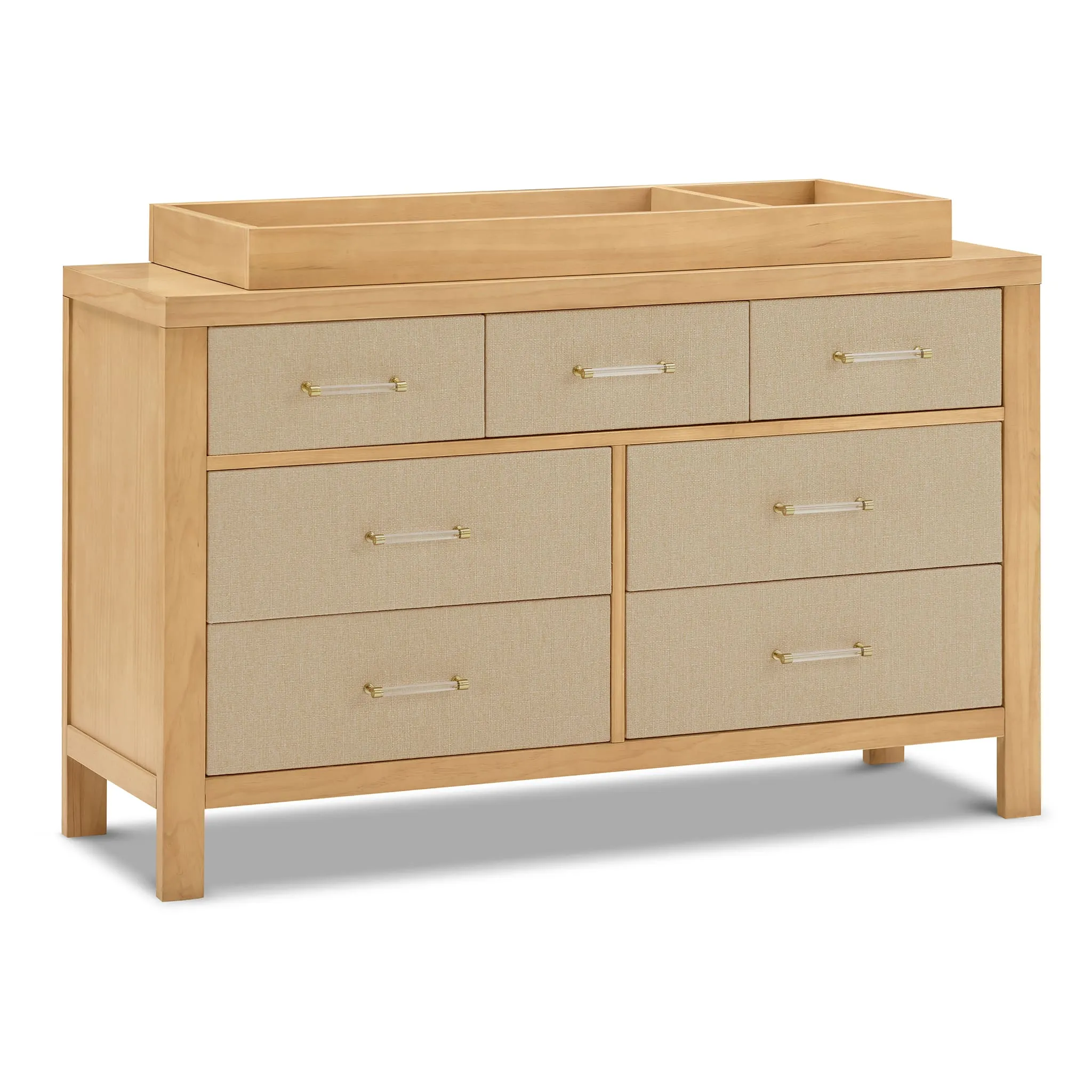 DaVinci Bureau 7 Tiroirs Eloise - Miel et Tissu Eco-Weave