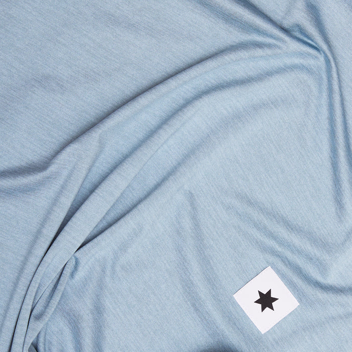 saysky logo pace ls dame blue melange