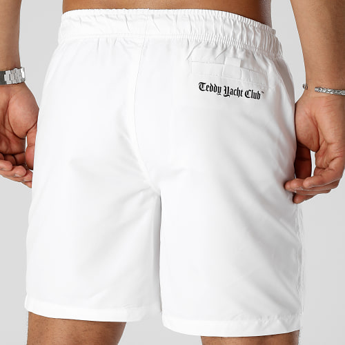 Short De Bain Essentials Art Series Pink Blanc