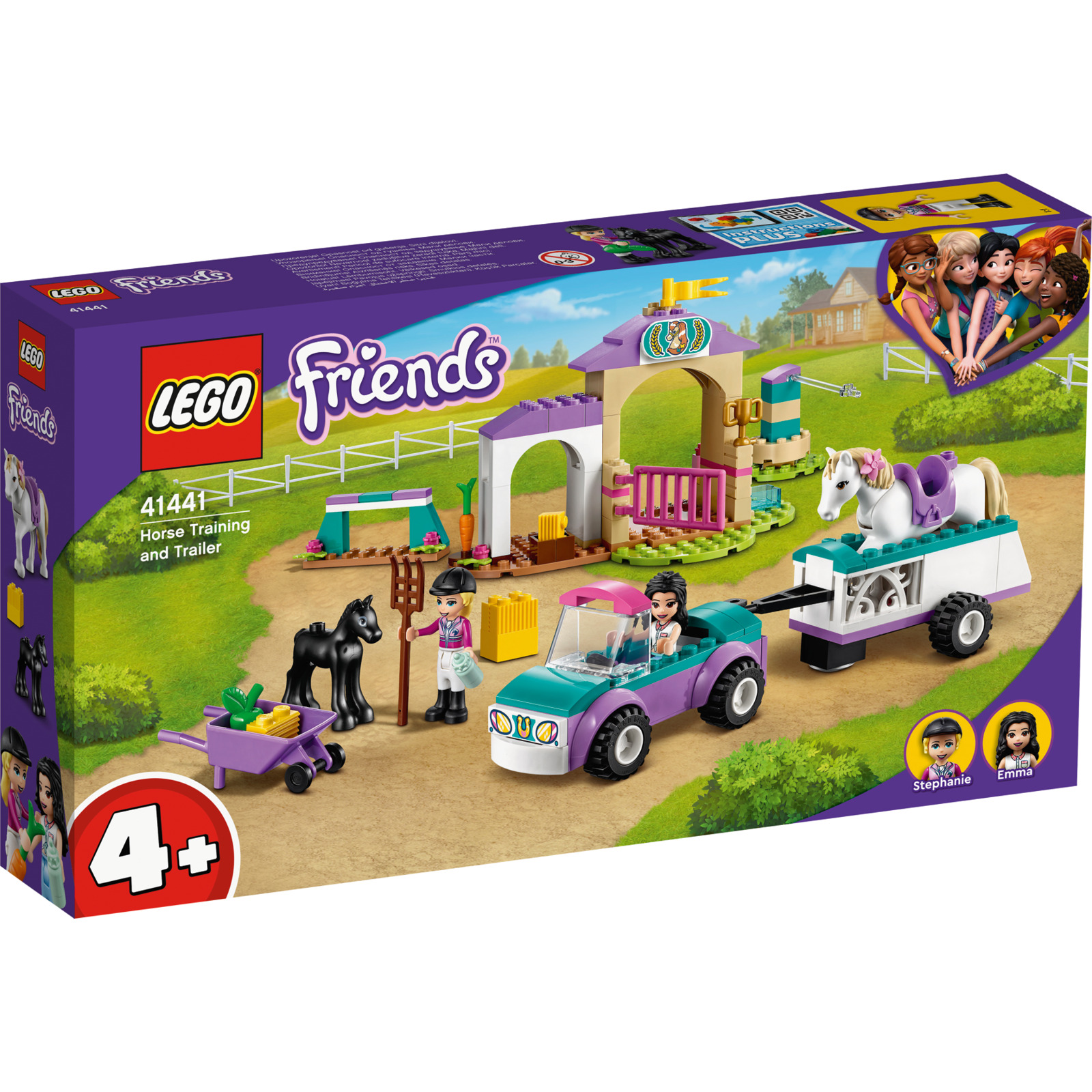 LEGO Friends Trainingsk. u. Pferde 41441