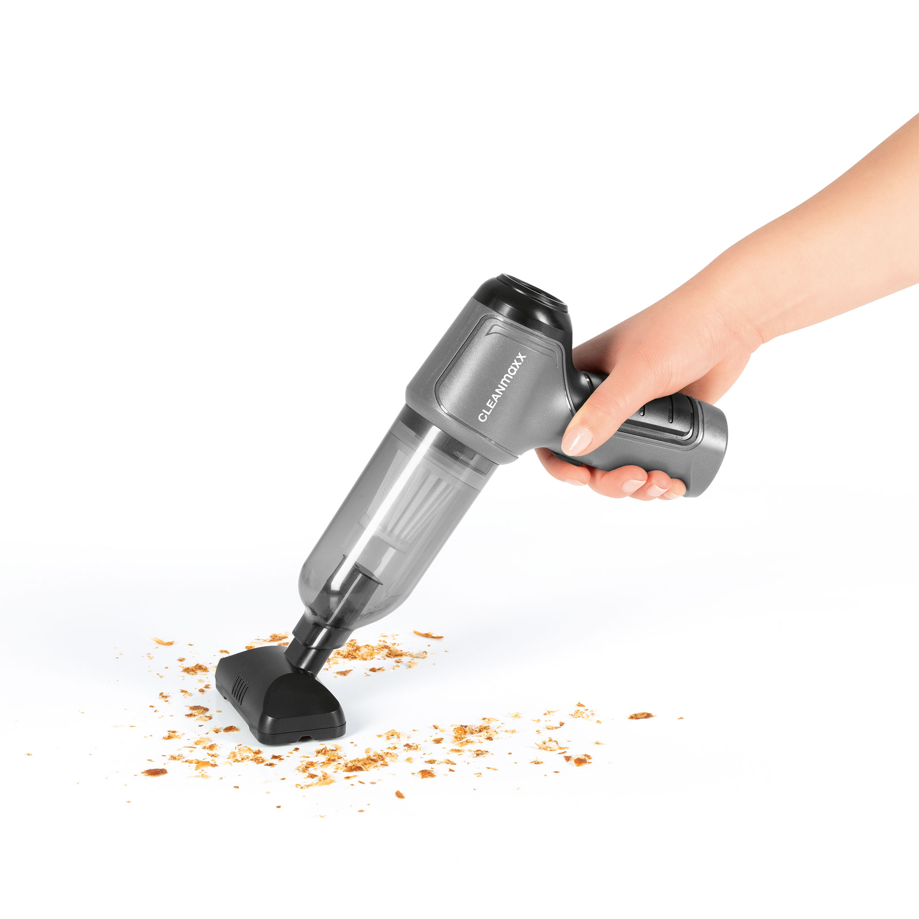 CLEANMAXX Akku-Zyklon-Handstaubsauger 14244 - anthrazit-schwarz
