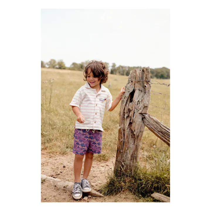 Louise Misha Short Aliki Voile de Coton | Violet