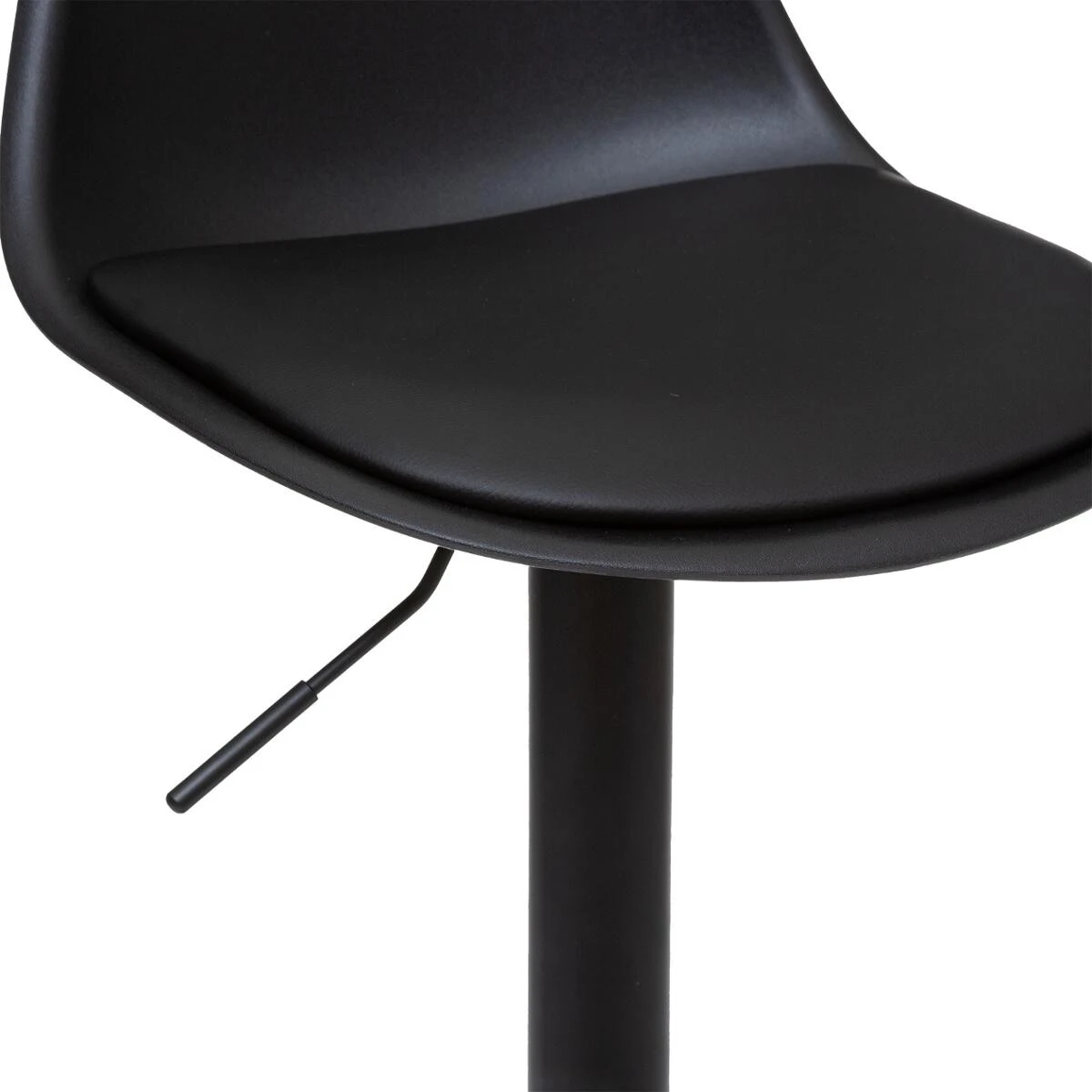 CHAISE BAR AJUSTABLE NOIR AIKO