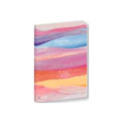 Quo Vadis Iconic - Cahier de notes - A5 (150 x 210 mm) - 64 feuilles / 128 pages - papier blanc - doublé - groove - couvercle multicolore