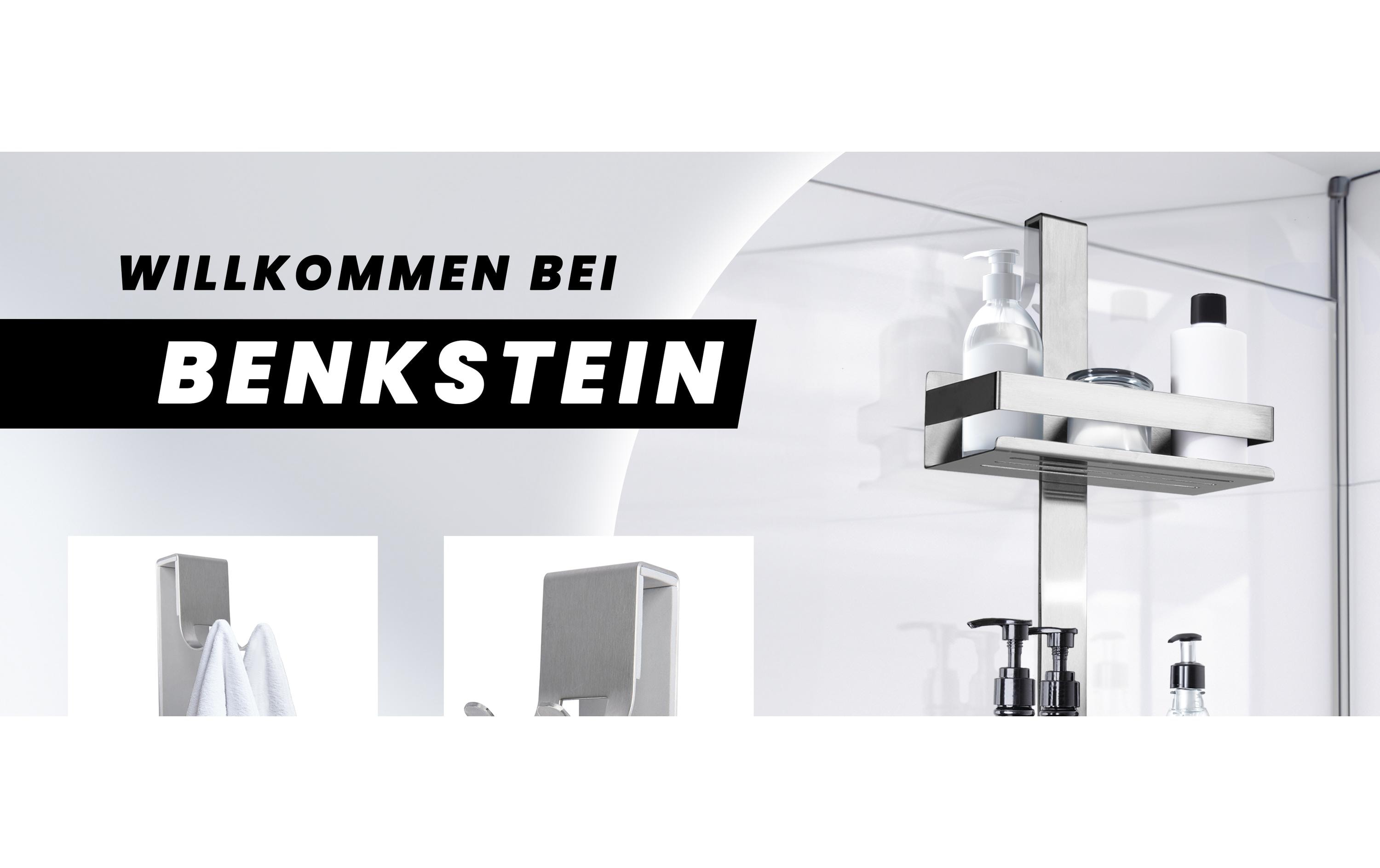 Dusch-Organizer SilberDuschablage mit 2 Duschkörben und Haken zum Hängen