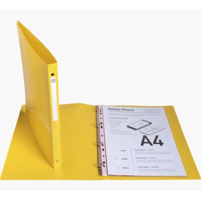 Exacompta BeeBlue - Classeur souple 4 anneaux - Dos 20 mm - A4 - pour 140 feuilles - disponible dans différentes couleurs